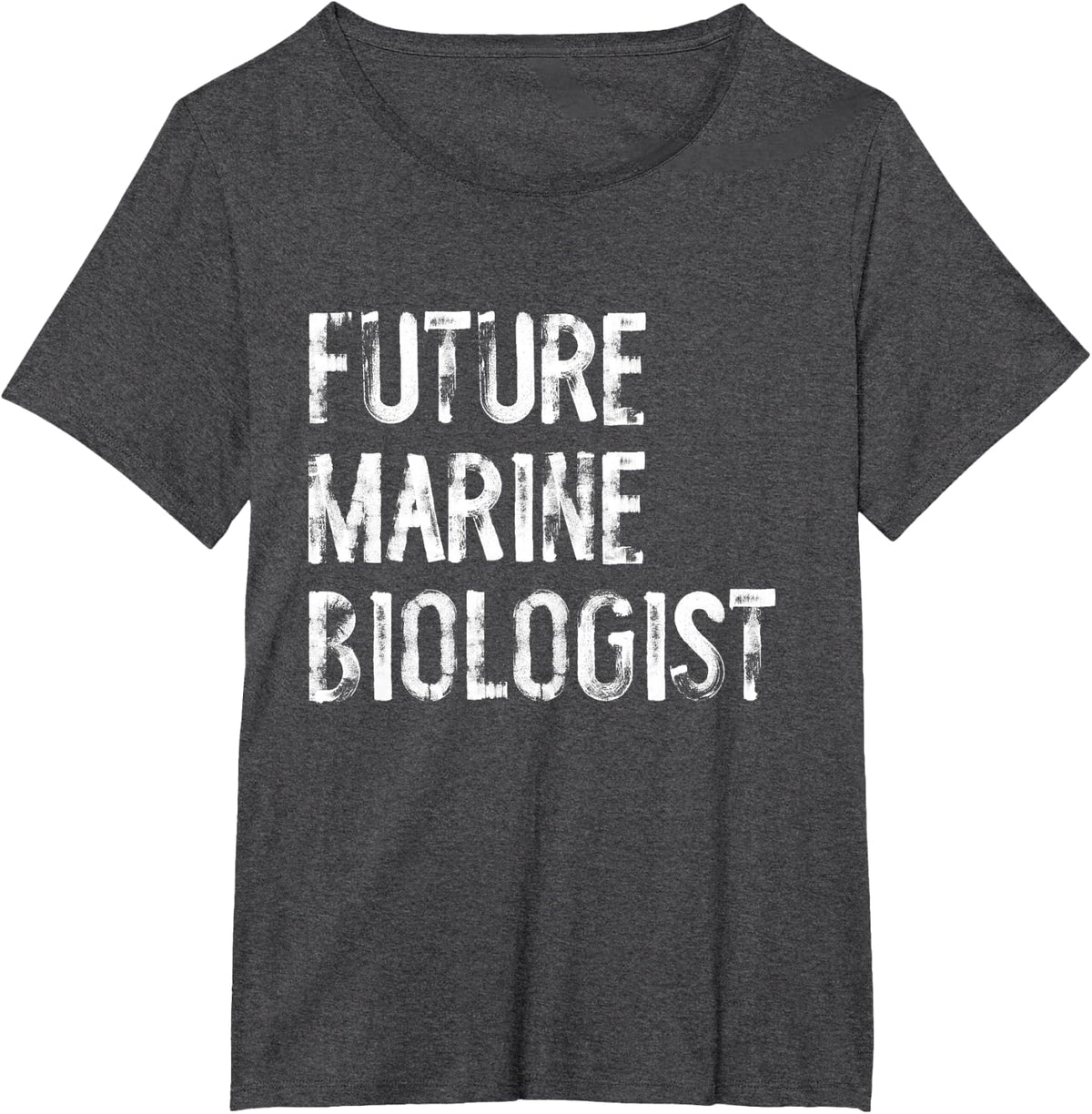 Future Marine Biologist Distressed T-Shirt - Dark Heather Grey