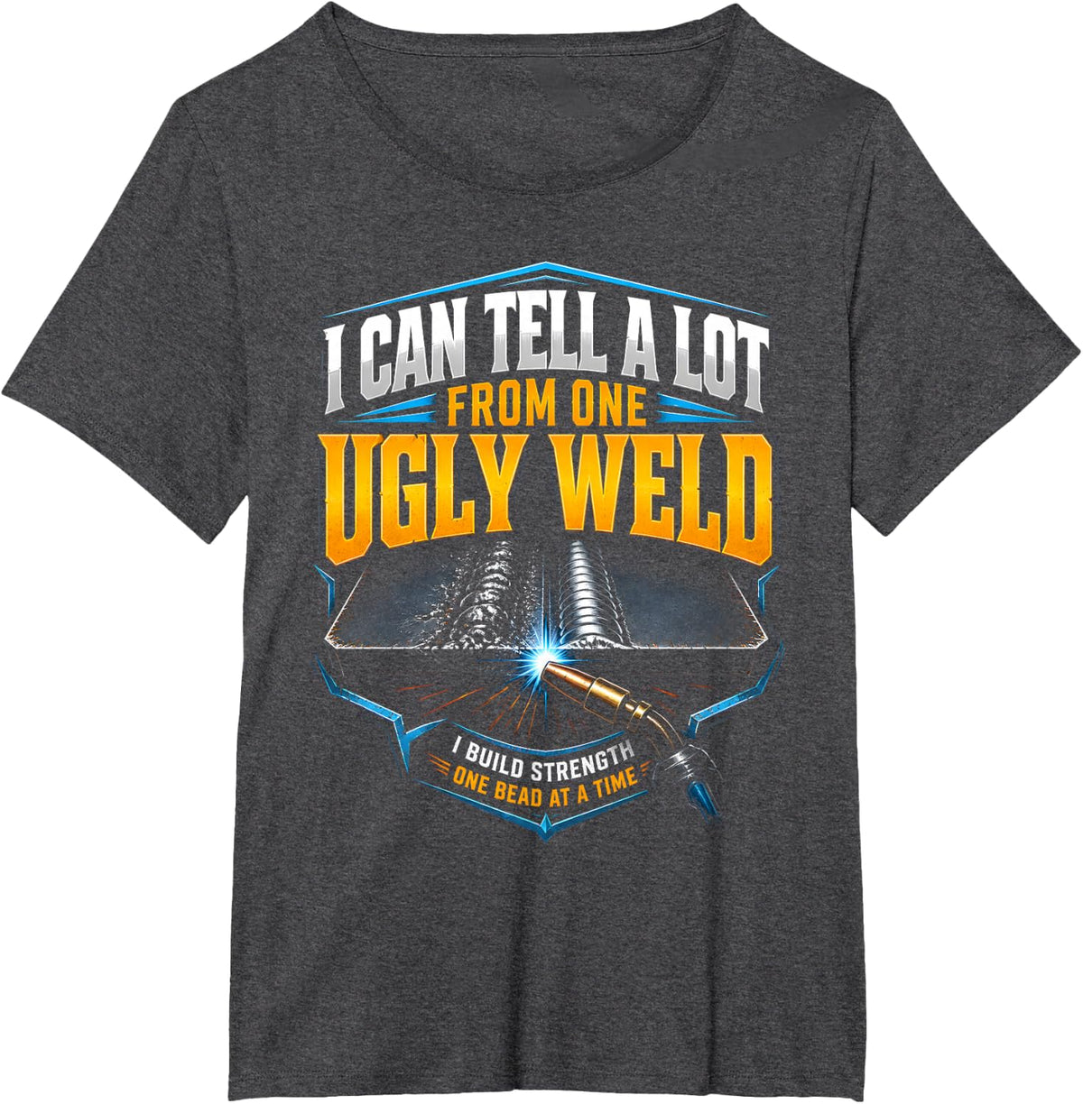 Welder Gifts for Men Welder T-Shirt - Dark Heather Grey