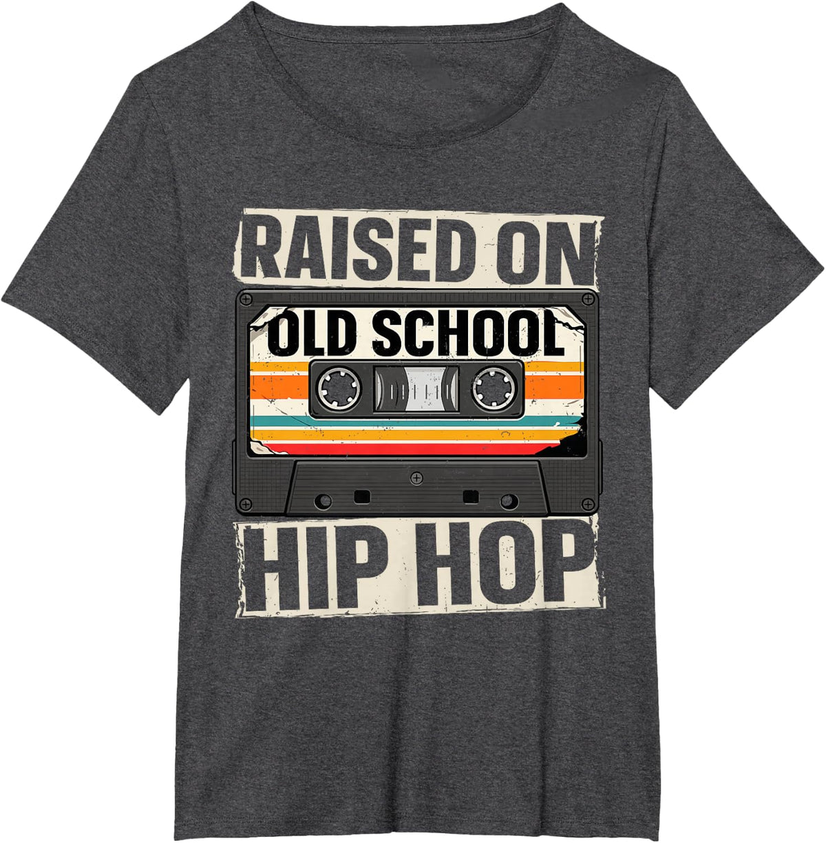 Funny Rapper Art for Men Women Kids Rap Music Hip Hop Rapper T-Shirt - Dark Heather Grey