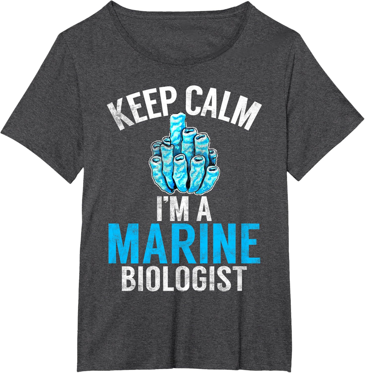 Keep Calm im a Marine Biologist T-Shirt - Dark Heather Grey