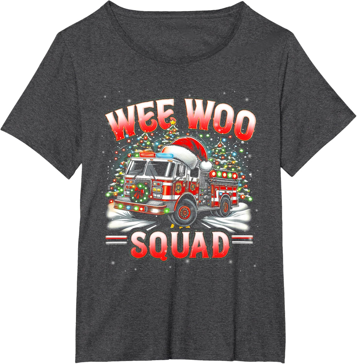 Merry Christmas T-Shirt - Dark Heather Grey