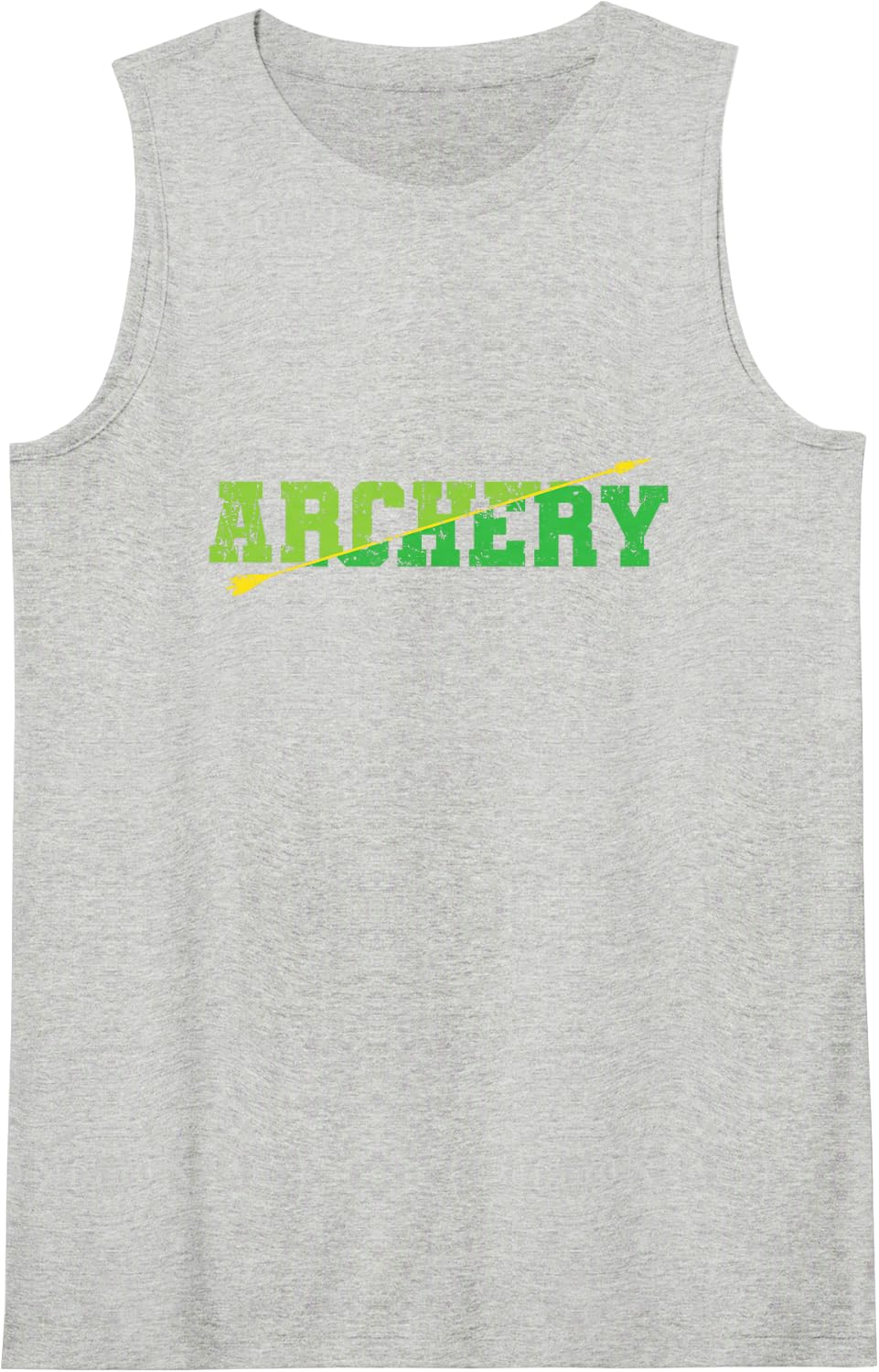 Archery Arrow Sleeveless Tank Top - Heather Grey
