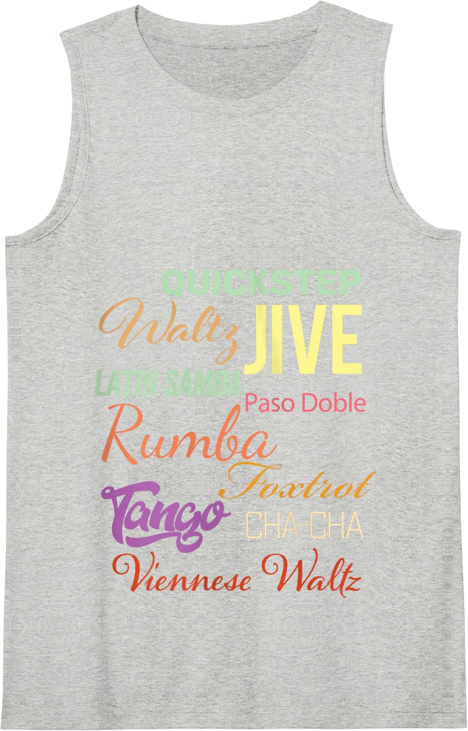 Ballroom Dancer Pun Gift Tank Top - Heather Grey