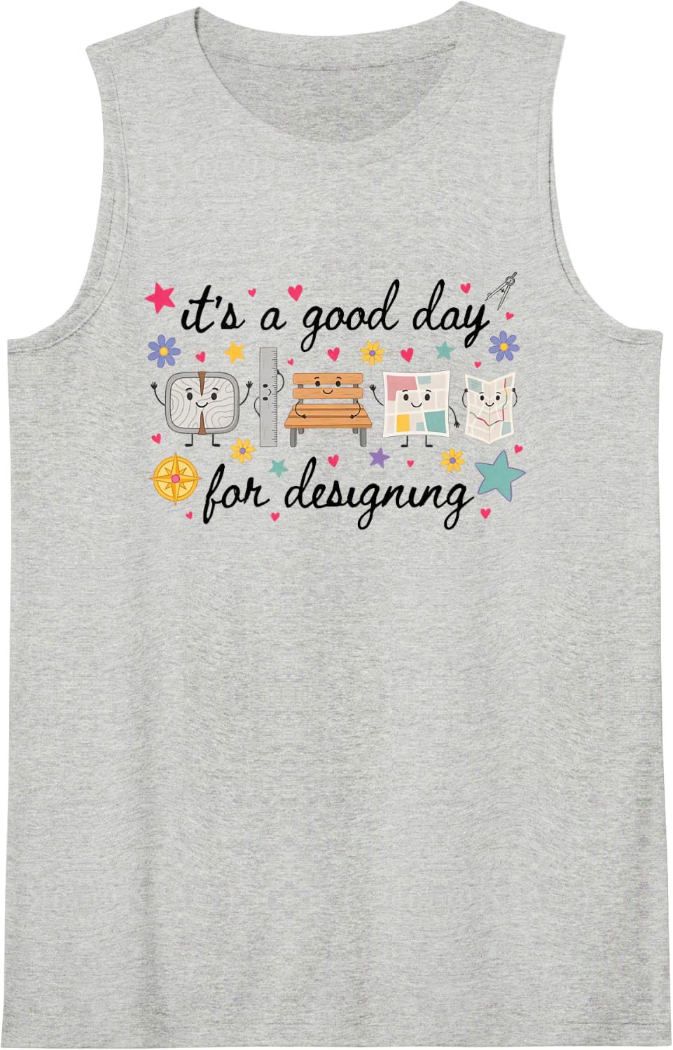 Urban Designer City Planner Town Planning Civic Professional Sleeveless Tank Top - Heather Grey