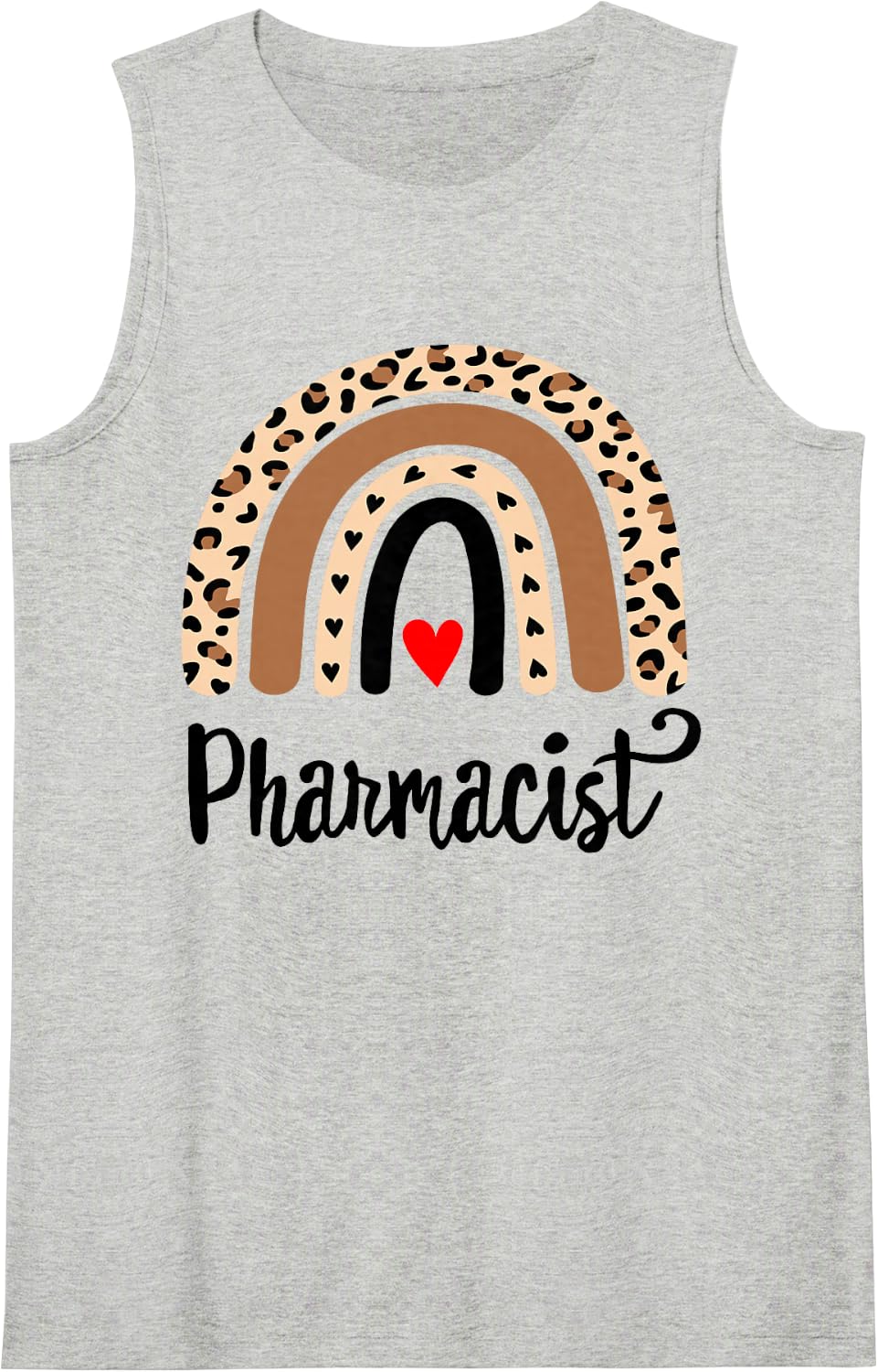 Future Pharmacist Pharmacy Technician Pharmacology Sleeveless Tank Top - Heather Grey
