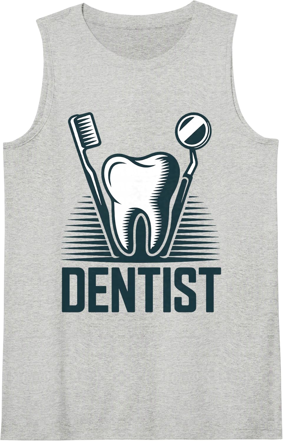 Dentist Dentistry Sleeveless Tank Top - Heather Grey