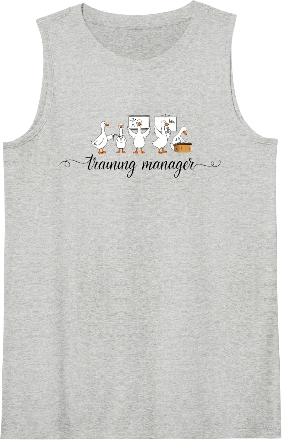 Training Manager Corporate Trainer Employee Facilitator Tank Top - Heather Grey