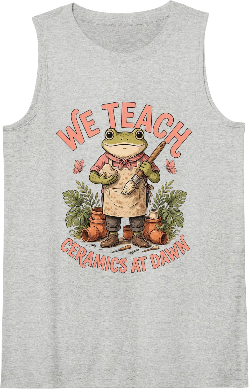 Ceramics Teacher Pottery Instructor Educator Professor Sleeveless Tank Top - Heather Grey