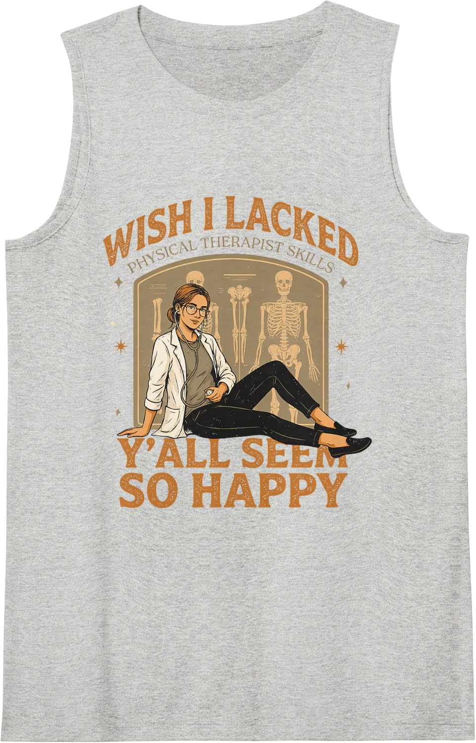 Physician Doctor Md Medic Medical Medicine Tank Top - Heather Grey