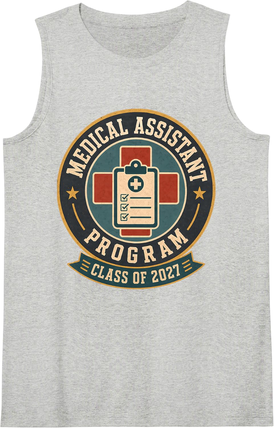 Medical Assistant Program Class of 2027 MA Tank Top - Heather Grey