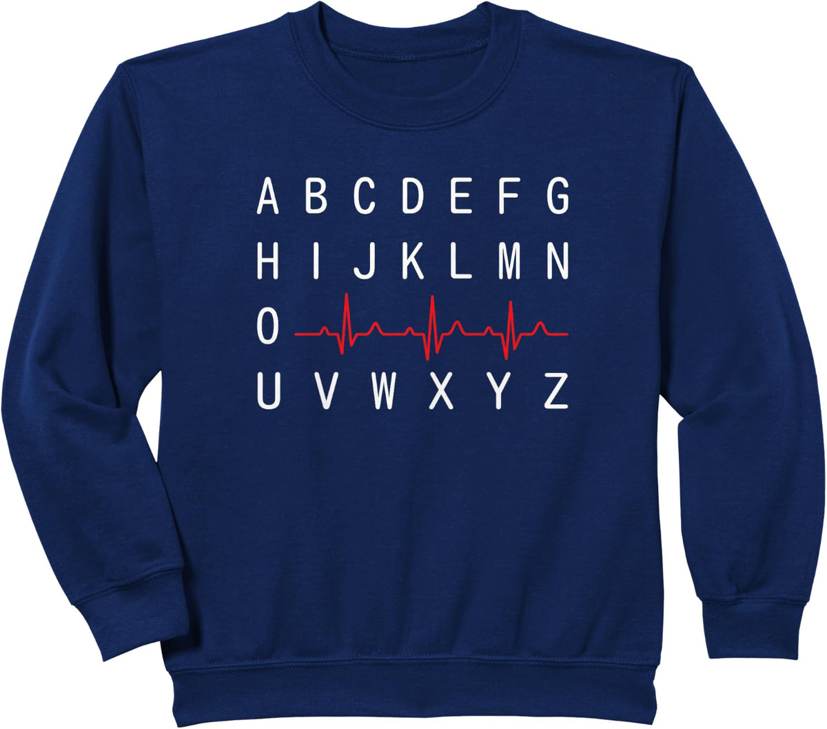 PQRST Nurse Nursing Student Gift Sweatshirt - Navy Blue