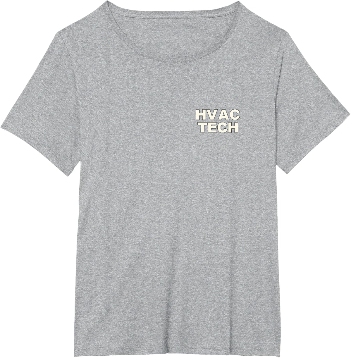 HVAC Tech Heating Cooling Service Technician T-Shirt - Heather Grey