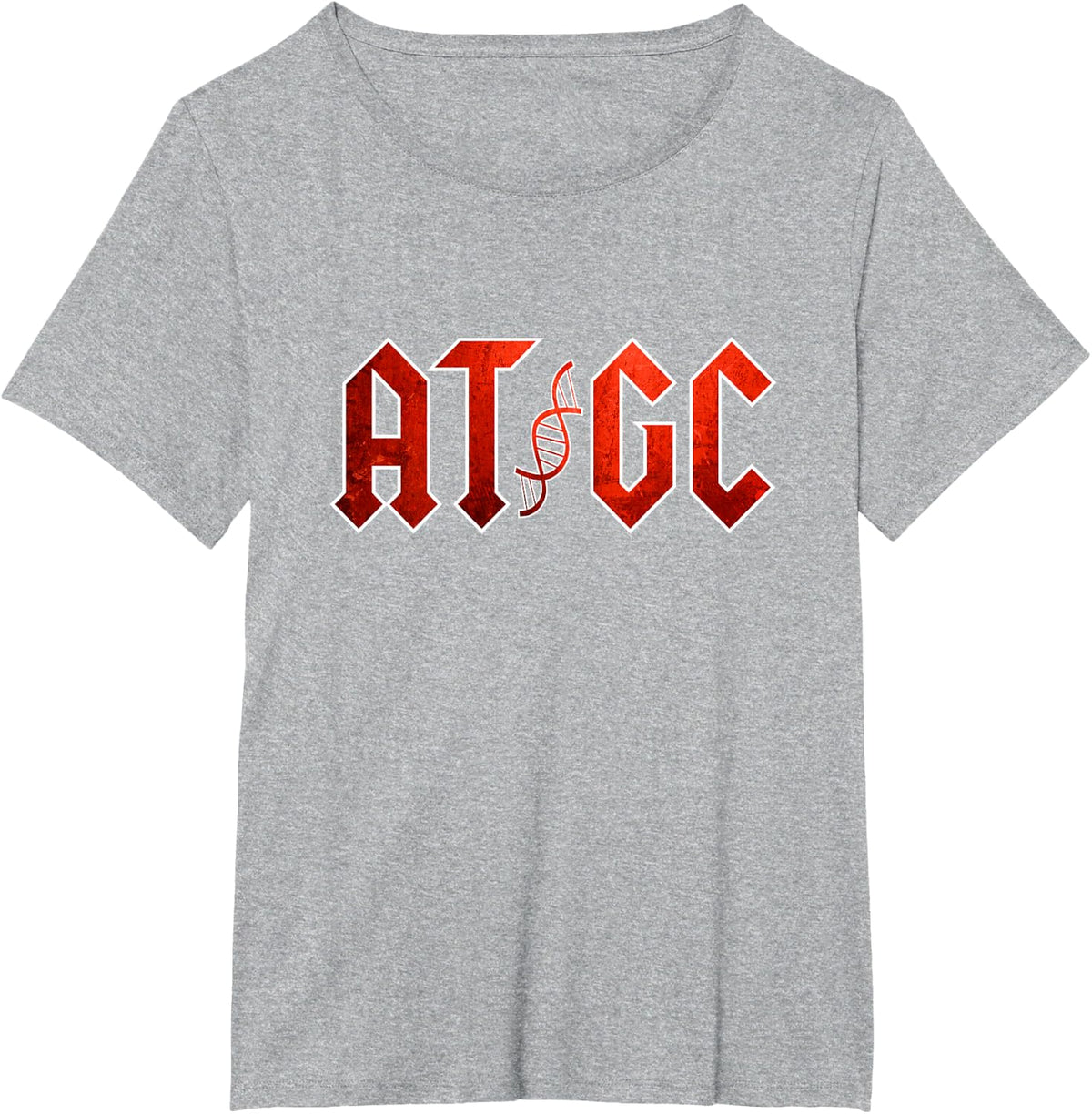 Funny Science Teacher Gift DNA ATGC T Shirt T-Shirt - Heather Grey