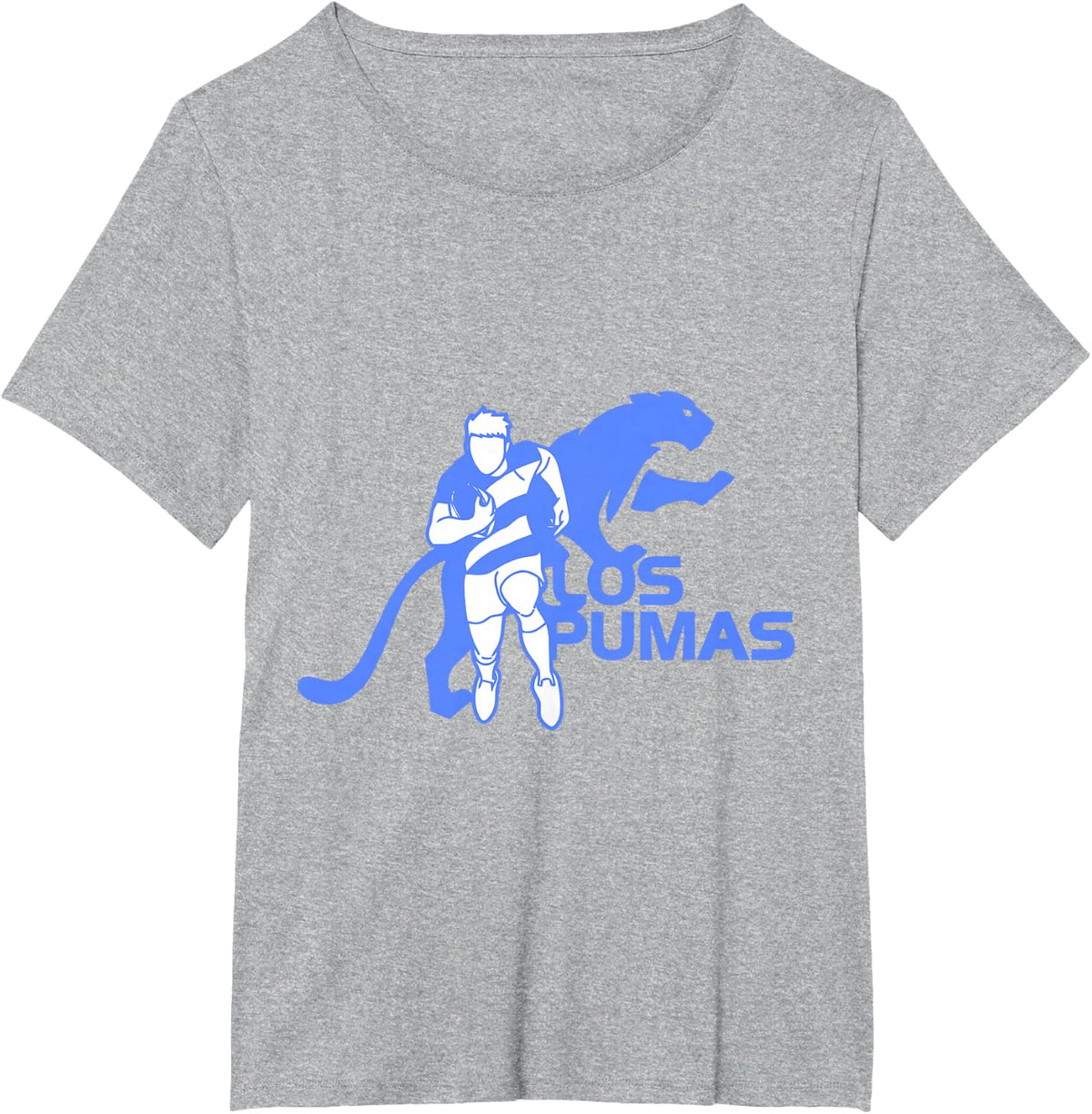 Argentinian Rugby Supporter - Los Pumas Rugby T-Shirt - Heather Grey