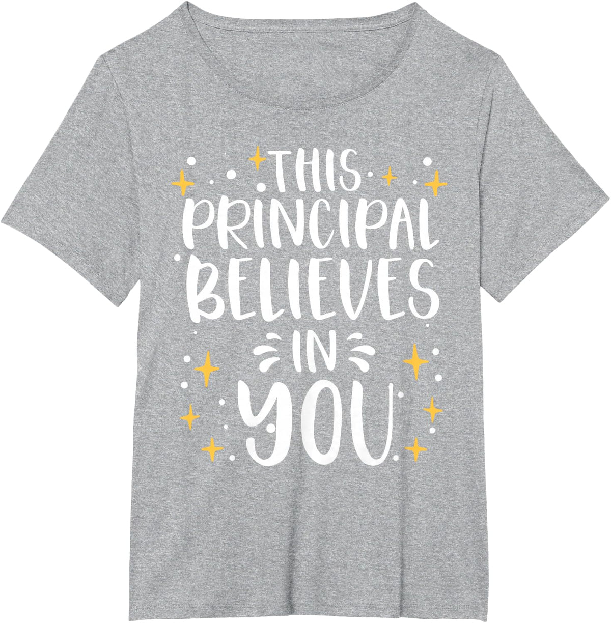 Cool Principal Art For Men Women Assistant School Principal T-Shirt - Heather Grey