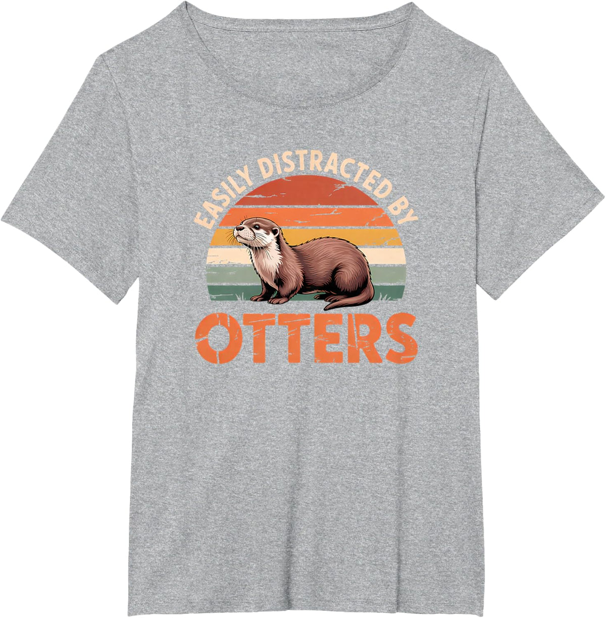 Otter T-Shirt - Heather Grey