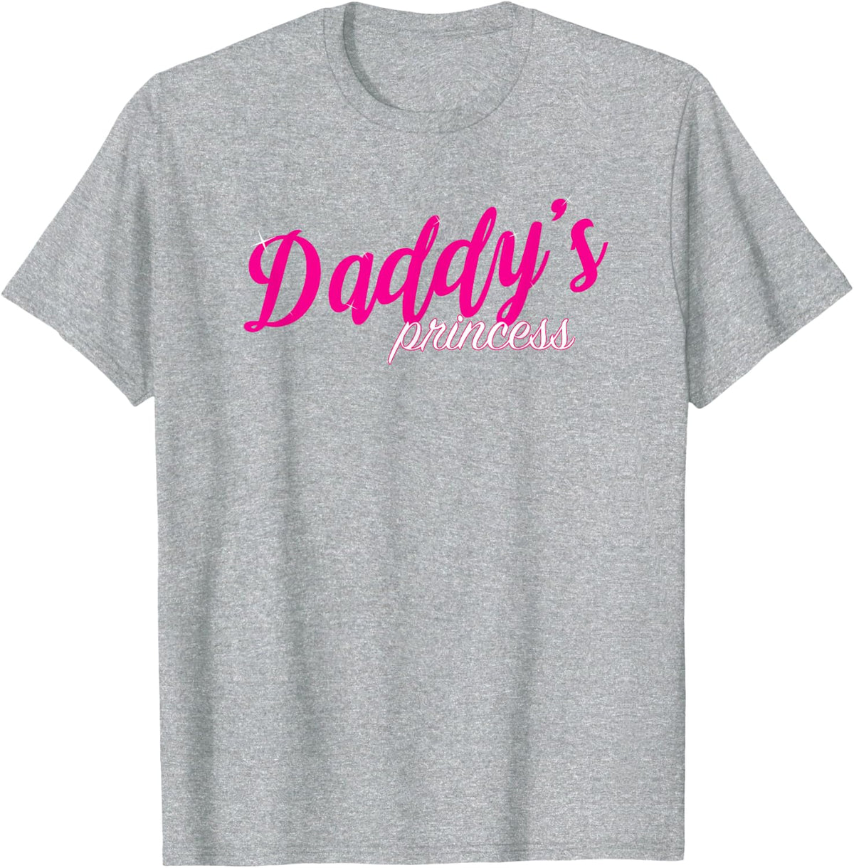 Daddy's Princess T-Shirt - DDLG Gift T-Shirt - Heather Grey