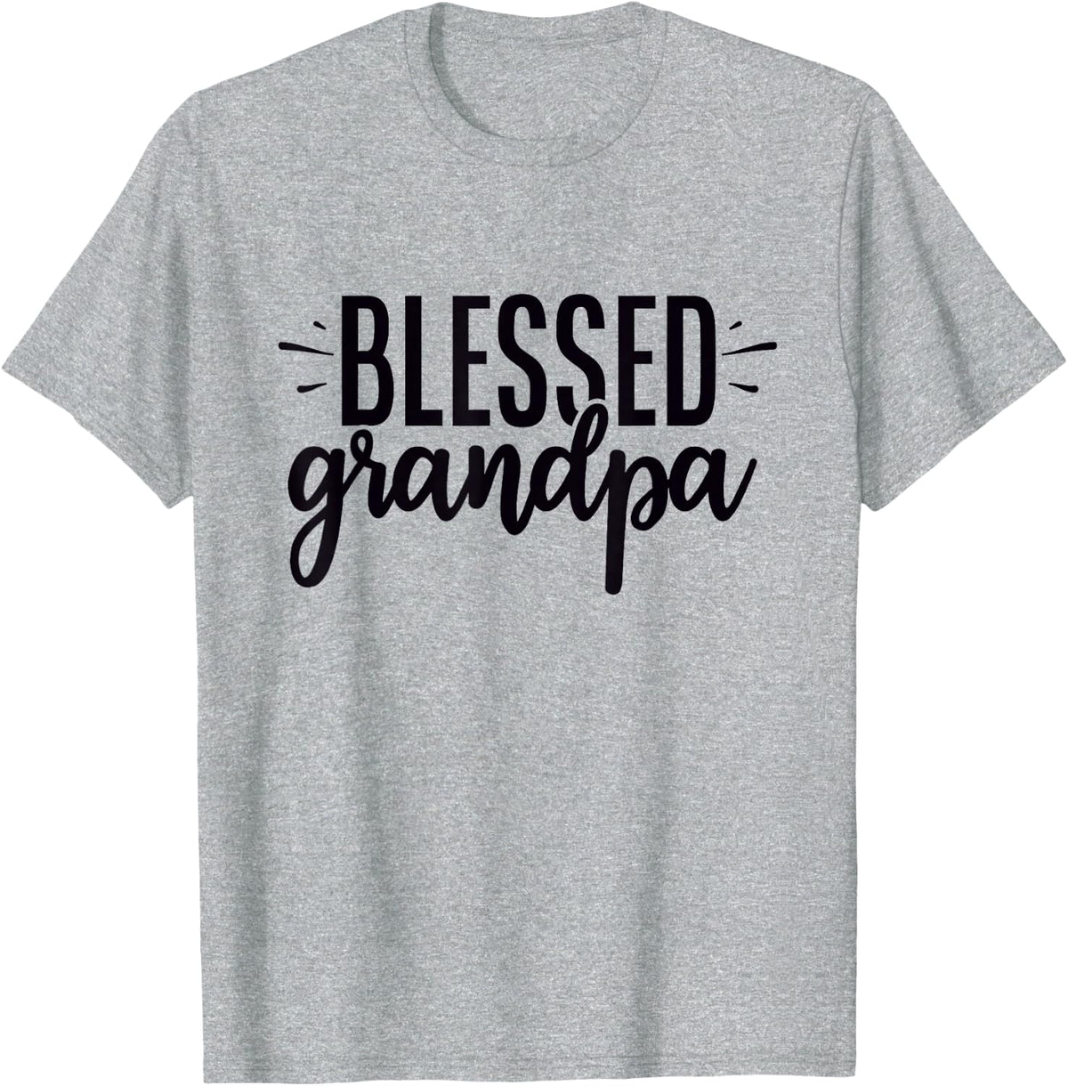 blessed grandpa T-Shirt - Heather Grey