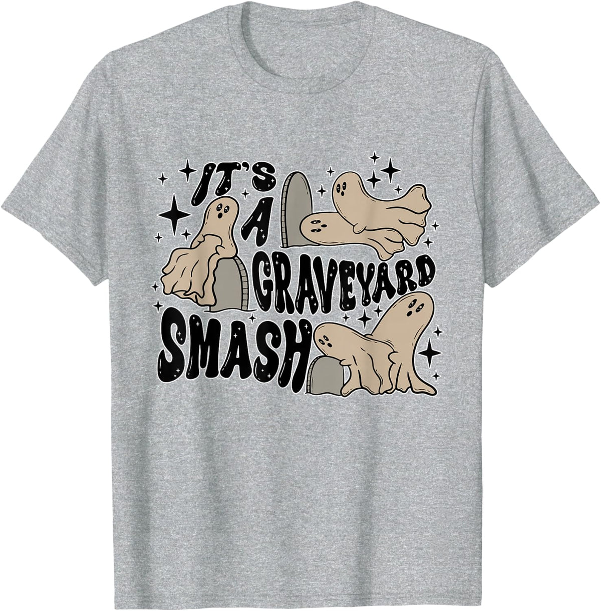 It's A Graveyard Smash Apparel T-Shirt - Heather Grey