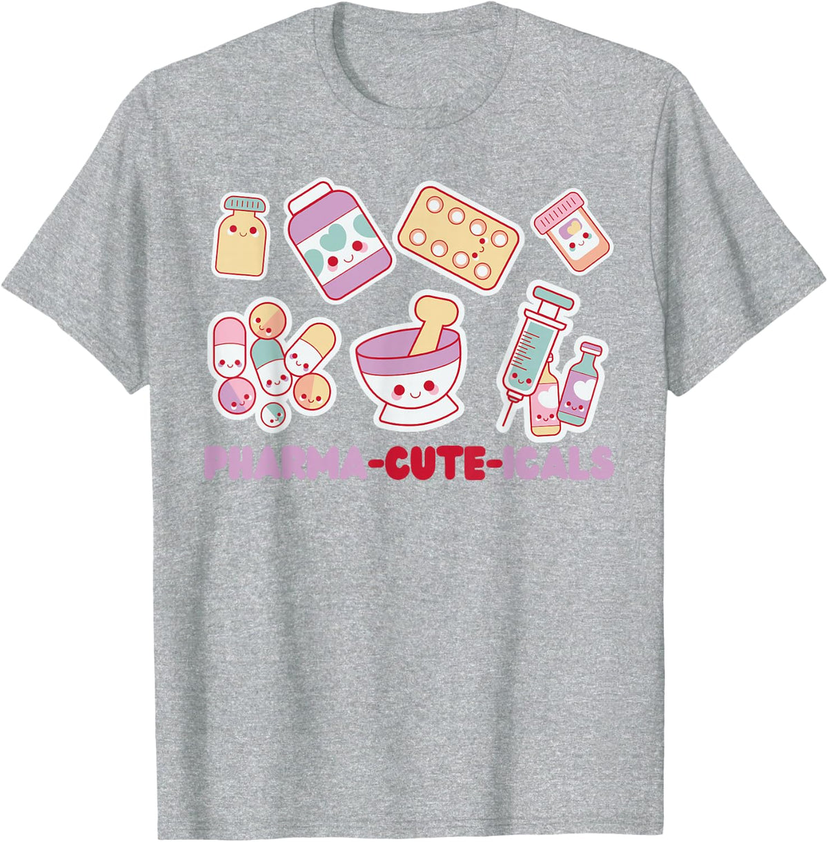Pharmacy Tech Technician Pharmacist Student T-Shirt - Heather Grey