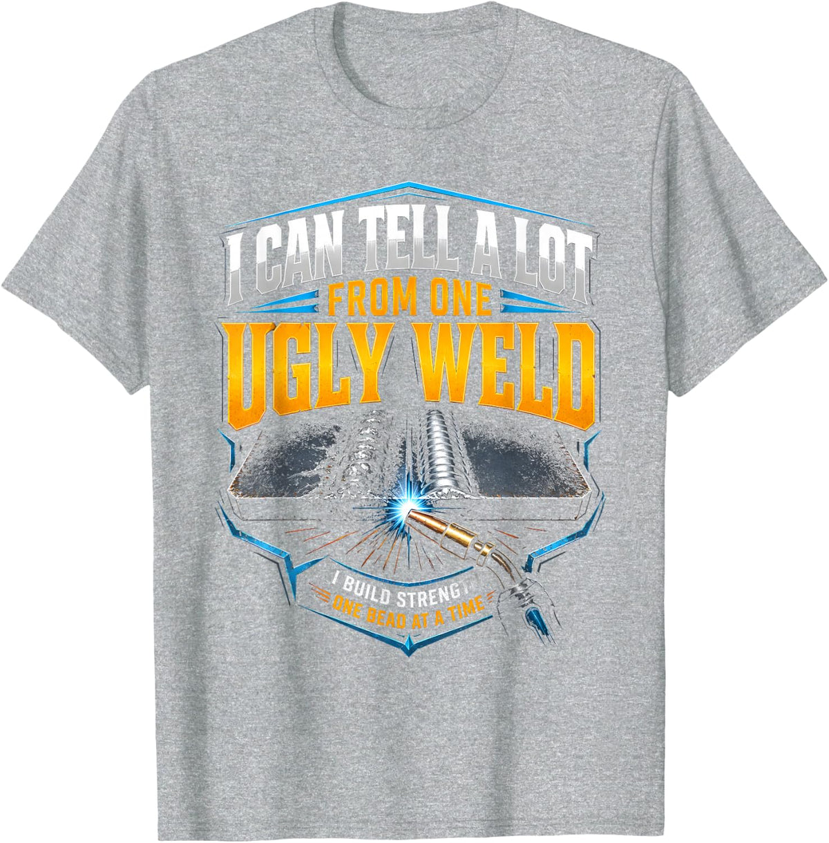 Welder Gifts for Men Welder T-Shirt - Heather Grey